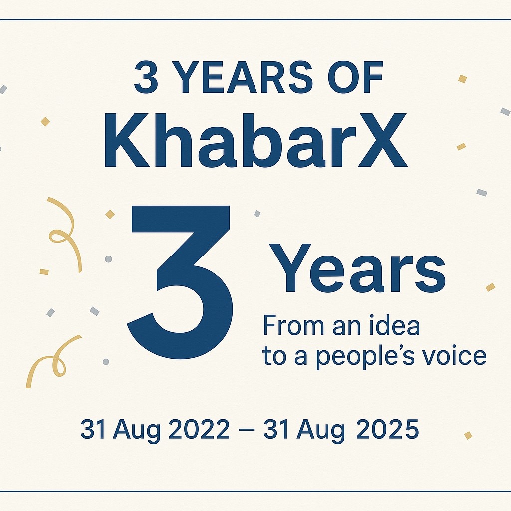 KhabarX 3 Years Anniversary – From Idea to People’s Voice (2022–2025)