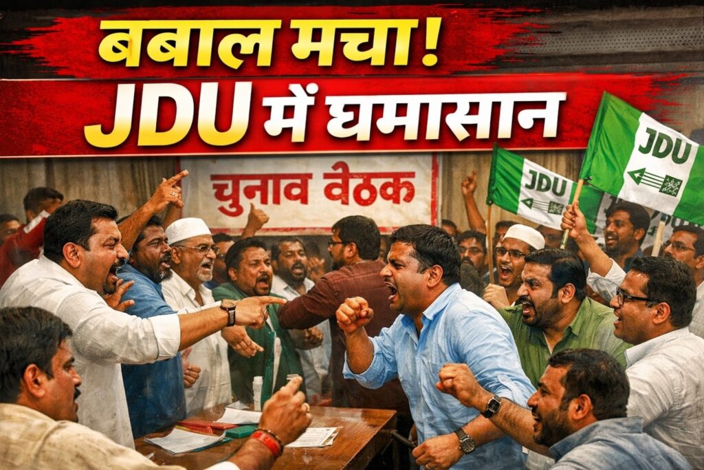 शाहकुंड में JDU का बड़ा विवाद, उम्मीदवार का नामांकन रद्द, विनय सिंह बने अध्यक्ष — अब विवेक गुप्ता पर भी उठे सवाल 1 Shivrampur Shahakund